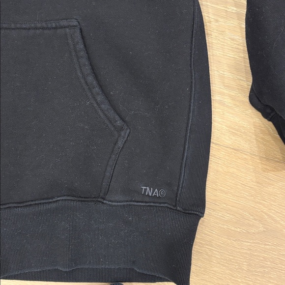 Aritzia TNA Sweatflece Cozy Fleece Mega Fit black matching sweatsuit - Picture 5 of 9